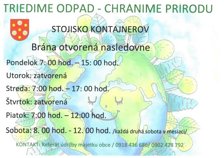 Stojisko kontajnerov Stojisko kontajnerov
