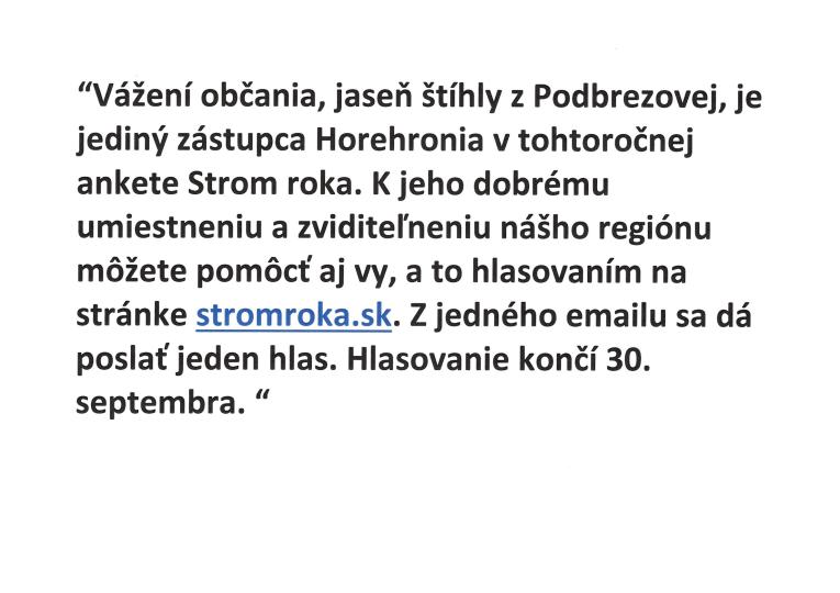 Strom roka