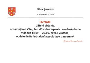 Oznam